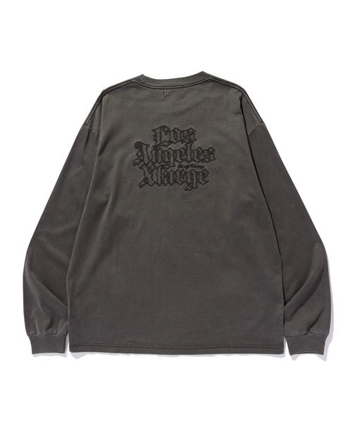 XLARGE(エクストララージ)の「PATCHED OLD ENGLISH L/S TEE(Tシャツ/カットソー・メンズ・ブラック/オフホワイト/ネイビー・S/M/L/XL)」の17枚目の写真