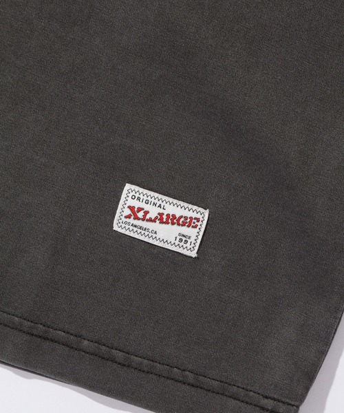 XLARGE(エクストララージ)の「PATCHED OLD ENGLISH L/S TEE(Tシャツ/カットソー・メンズ・ブラック/オフホワイト/ネイビー・S/M/L/XL)」の21枚目の写真
