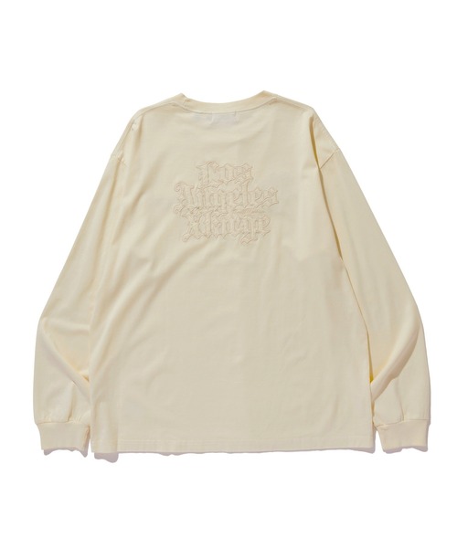 XLARGE(エクストララージ)の「PATCHED OLD ENGLISH L/S TEE(Tシャツ/カットソー・メンズ・ブラック/オフホワイト/ネイビー・S/M/L/XL)」の13枚目の写真