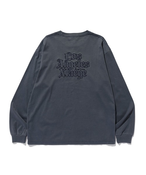 XLARGE(エクストララージ)の「PATCHED OLD ENGLISH L/S TEE(Tシャツ/カットソー・メンズ・ブラック/オフホワイト/ネイビー・S/M/L/XL)」の15枚目の写真