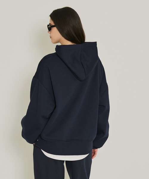 coca(coca)(コカ)の「裏起毛刺繍ロゴパーカー(パーカー・レディース・ライトグレー/ネイビー・L/M/S)」の6枚目の写真