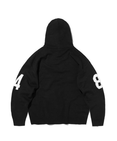 suade（スエード）の「SUGARLAND KNIT HOODIE [BLACK]（ニット/セーター・レディース・その他・SMALL/LARGE）」の2枚目の写真