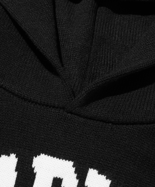 suade（スエード）の「SUGARLAND KNIT HOODIE [BLACK]（ニット/セーター・レディース・その他・SMALL/LARGE）」の3枚目の写真