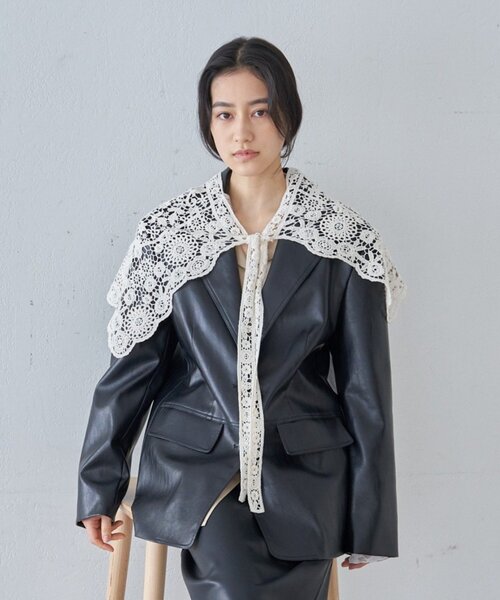 セール】レザーテーラ-ジャケト（テーラードジャケット）｜SHENERY