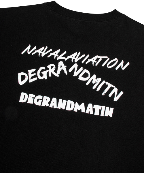 DE GRAND MATIN(ディグランドマーティン)の「CROSS LOFO TEE_BLACK(Tシャツ/カットソー・レディース・その他・LARGE/MEDIUM)」の4枚目の写真