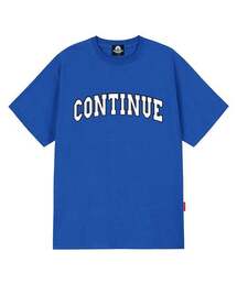 CONTINUE LOGO Tシャツ - ブルー