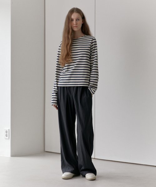 38COMEONCOMMON（38カモンコモン）の「French Stripe T-Shirts (Ivory)（Tシャツ/カットソー・レディース・その他・FREE）」の2枚目の写真