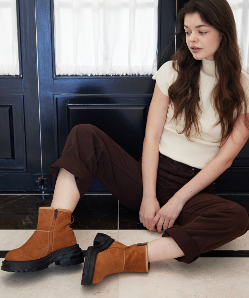 CESTI(セスティ)の「コジトレッド アンクルブーツ (TAN)(ブーツ・レディース・タン・22.5cm/23cm/23.5cm/24cm/24.5cm/25cm)」の6枚目の写真