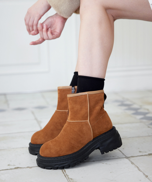 CESTI(セスティ)の「コジトレッド アンクルブーツ (TAN)(ブーツ・レディース・タン・22.5cm/23cm/23.5cm/24cm/24.5cm/25cm)」の7枚目の写真