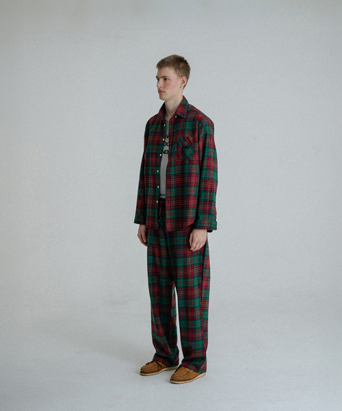 SUNDAY FRUIT MARKET（サンデーフルーツマーケット）の「SUNDAY CHECK SHIRT GREEN（シャツ/ブラウス・メンズ・その他・MEDIUM/LARGE）」の9枚目の写真