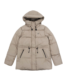 MONBIRDIE GOLF（モンバーディーゴルフ）の「サンダーフードパディングジャケット D.BEIGE（ダウンジャケット/コート）」