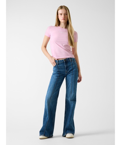 GUESS JEANS High Rise Flare デニムパンツ フレアパンツ レディース