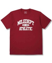 MILE DEPT. GARMENTS CREW [BURGANDY]