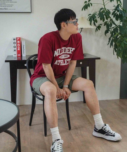 THE MILE（ザマイル）の「MILE DEPT. GARMENTS CREW [BURGANDY]（Tシャツ/カットソー・メンズ・その他・SMALL/MEDIUM/LARGE/X-LARGE/X-SMALL）」の3枚目の写真