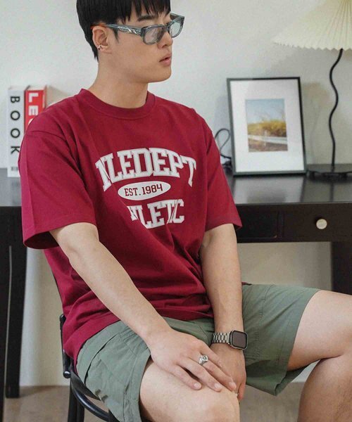 THE MILE（ザマイル）の「MILE DEPT. GARMENTS CREW [BURGANDY]（Tシャツ/カットソー・メンズ・その他・SMALL/MEDIUM/LARGE/X-LARGE/X-SMALL）」の4枚目の写真