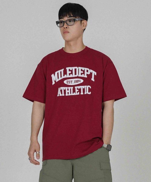 THE MILE（ザマイル）の「MILE DEPT. GARMENTS CREW [BURGANDY]（Tシャツ/カットソー・メンズ・その他・SMALL/MEDIUM/LARGE/X-LARGE/X-SMALL）」の7枚目の写真