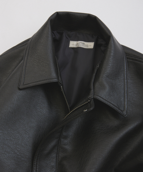 フェイクレザー フライトジャケット（ミリタリージャケット）｜JOURNAL