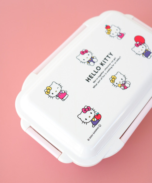 sanrio（サンリオ）の「〈SANRIO/サンリオ〉ハローキティ ランチボックス  (仕切付)PCD-500（お弁当箱・レディース・ピンク・ONE SIZE）」の5枚目の写真