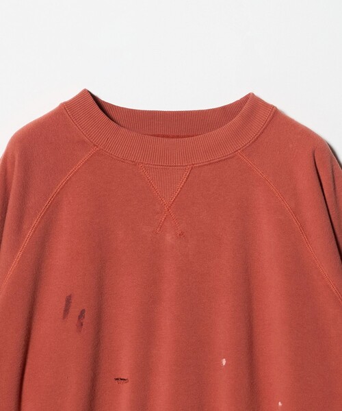 DISCUS ATHLETIC（ディスカス　アスレチック）の「【別注】＜DISCUS ATHLETIC for 6＞DAMEGE CREW NECK/スウェット（スウェット・レディース・ライム/ライラック/ダークオレンジ・FREE）」の7枚目の写真