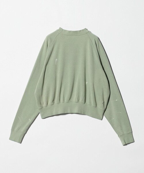 DISCUS ATHLETIC（ディスカス　アスレチック）の「【別注】＜DISCUS ATHLETIC for 6＞DAMEGE CREW NECK/スウェット（スウェット・レディース・ライム/ライラック/ダークオレンジ・FREE）」の9枚目の写真