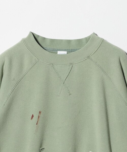 DISCUS ATHLETIC（ディスカス　アスレチック）の「【別注】＜DISCUS ATHLETIC for 6＞DAMEGE CREW NECK/スウェット（スウェット・レディース・ライム/ライラック/ダークオレンジ・FREE）」の10枚目の写真