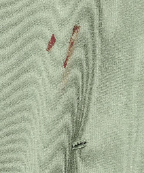 DISCUS ATHLETIC（ディスカス　アスレチック）の「【別注】＜DISCUS ATHLETIC for 6＞DAMEGE CREW NECK/スウェット（スウェット・レディース・ライム/ライラック/ダークオレンジ・FREE）」の13枚目の写真