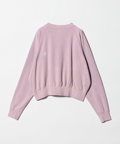 DISCUS ATHLETIC（ディスカス　アスレチック）の「【別注】＜DISCUS ATHLETIC for 6＞DAMEGE CREW NECK/スウェット（スウェット・レディース・ライム/ライラック/ダークオレンジ・FREE）」の16枚目の写真