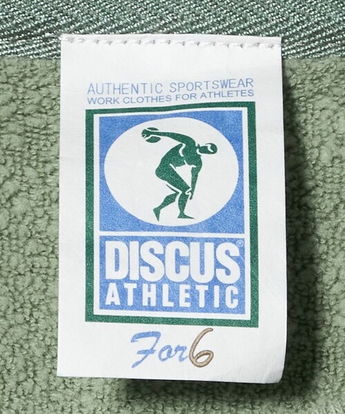 DISCUS ATHLETIC（ディスカス　アスレチック）の「【別注】＜DISCUS ATHLETIC for 6＞DAMEGE CREW NECK/スウェット（スウェット・レディース・ライム/ライラック/ダークオレンジ・FREE）」の19枚目の写真