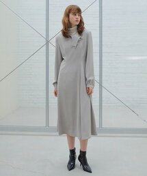 PAUL&ALICE（ポール&アリス）の「BUTTON DRESS / KHAKI（ワンピース）」