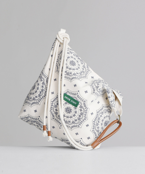 GREEN STUFF(グリーンスタッフ)の「rope bag R1 - paisley ivory(ショルダーバッグ・レディース・その他・FREE)」の8枚目の写真