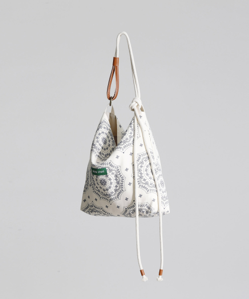 GREEN STUFF(グリーンスタッフ)の「rope bag R1 - paisley ivory(ショルダーバッグ・レディース・その他・FREE)」の9枚目の写真