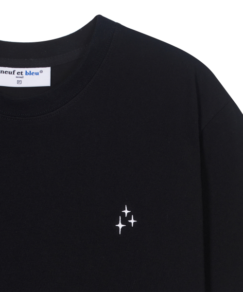 NEUFETBLEU(ヌフエブル)の「NEB half tee (black)(Tシャツ/カットソー・メンズ・その他・SMALL/MEDIUM)」の3枚目の写真