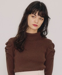 REDYAZEL | ラメタートルニットプルオーバー(ニット/セーター)