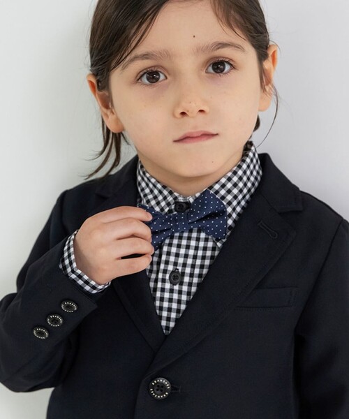 BRANSHES（ブランシェス）の「【フォーマル】蝶ネクタイ（蝶ネクタイ・キッズ・レッド/ネイビー/グリーン/ダークグリーン・FREE）」の4枚目の写真