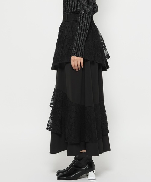 HARE(ハレ)の「フリルレーススリットスカート(HARE)(スカート・レディース・ホワイト/ブルー/ブラック・FREE)」の22枚目の写真