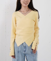 archives | 【オン／オフ使える！】ラインフィットクロスニットプルオーバー(ニット/セーター)