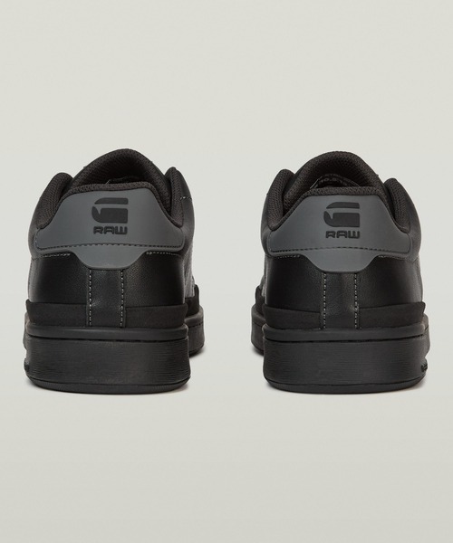 G-STAR（ジースター）の「Recruit III Lea Sneakers/ワンポイントロゴスニーカー（スニーカー・メンズ・ブラック・41/42/43）」の5枚目の写真