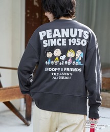 PEANUTS（ピーナッツ）の「【PEANUTS   SNOOPY】別注 ピーナッツ スヌーピー 刺繍プリント スウェットカーディガン（スウェット）」