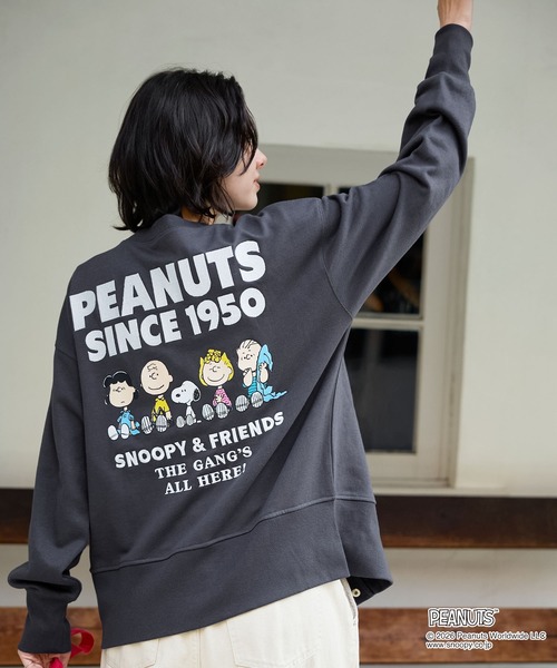 PEANUTS / SNOOPY】別注 ピーナッツ スヌーピー 刺繍プリント