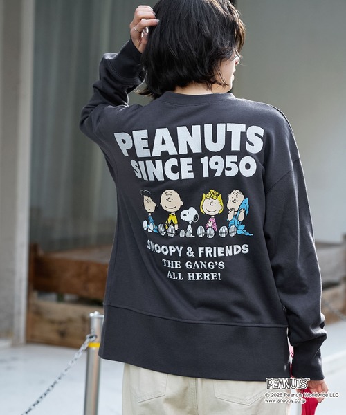 PEANUTS / SNOOPY】別注 ピーナッツ スヌーピー 刺繍プリント