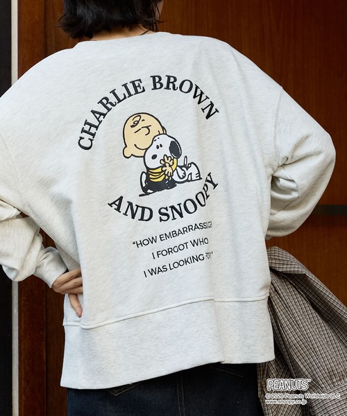 PEANUTS / SNOOPY】別注 ピーナッツ スヌーピー 刺繍プリント