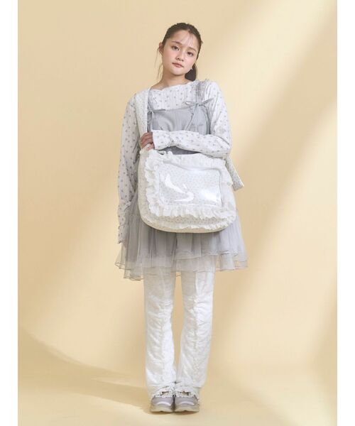 セール】チュールドロストミニキャミワンピース（ワンピース）｜merry