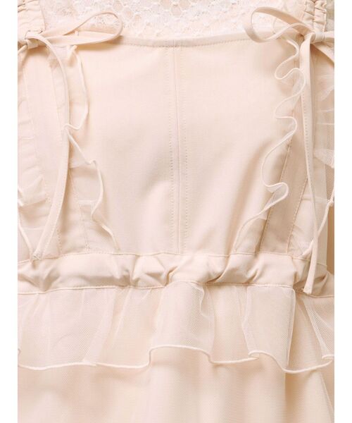 merry jenny(メリージェニー)の「チュールドロストミニキャミワンピース(ワンピース・レディース・アイボリー/ブルー/ピンク・FREE)」の7枚目の写真