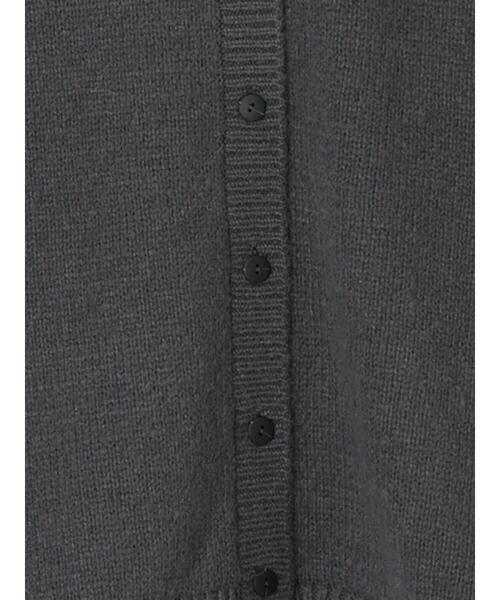 Samansa Mos2(サマンサ モスモス)の「レース貼り前後2WAYニット(カーディガン/ボレロ・レディース・チャコールグレー/ブルー/ベージュ・F)」の5枚目の写真