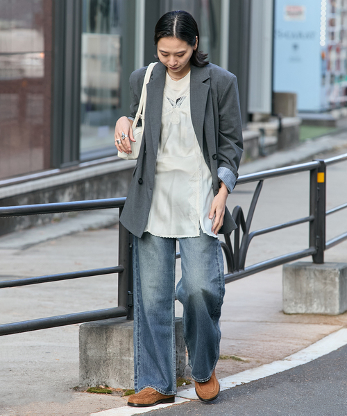JOURNAL STANDARD（ジャーナルスタンダード）の「別注【LEVI’S(R)/リーバイス(R)】 for JS LOW LOOSE 29（デニムパンツ・レディース・ライトブルー・25/24/23/29/28/27/26）」の6枚目の写真