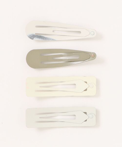 WEGO（ウィゴー）の「WEGO/【4点セット】アソートパッチンピン（ヘアピン・レディース・ピンク/ベージュ/サックスブルー・FREE）」の4枚目の写真