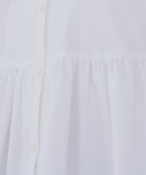 NATURAL BEAUTY BASIC（ナチュラルビューティーベーシック）の「◇フリルカラーシャツ（シャツ/ブラウス・レディース・ベージュ/オフホワイト/ブルー・SMALL/MEDIUM）」の14枚目の写真