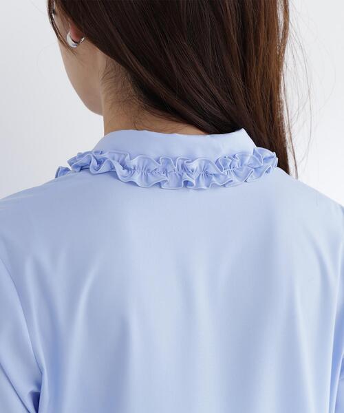 ◇フリルカラーシャツ（シャツ/ブラウス）｜NATURAL BEAUTY BASIC