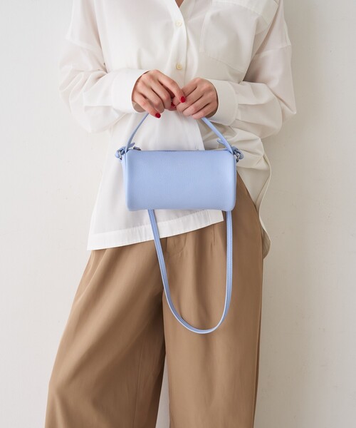 YAHKI(ヤーキ)の「【YAHKI/ヤーキ】SHRINK W FACE 2way ショルダーバッグ(ショルダーバッグ・レディース・ブラック/ライトブルー/ダークオレンジ・フリー)」の9枚目の写真