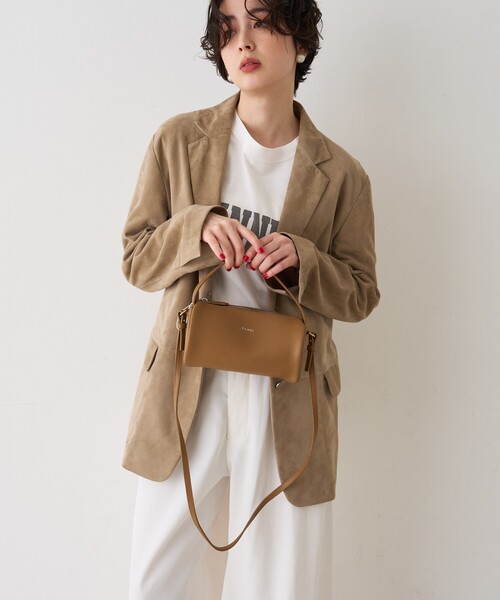 YAHKI(ヤーキ)の「【YAHKI/ヤーキ】SHRINK W FACE 2way ショルダーバッグ(ショルダーバッグ・レディース・ブラック/ライトブルー/ダークオレンジ・フリー)」の14枚目の写真